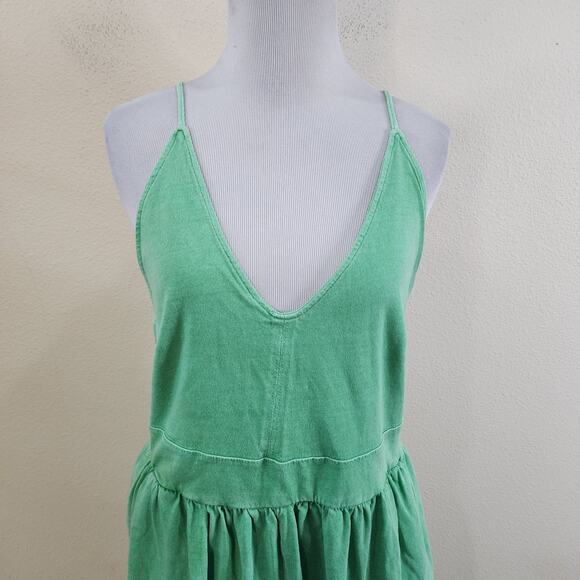 Free People FP Beach Women's 100% Cotton Wide Leg Jumpsuit Overall Size Small - Picture 3 of 13